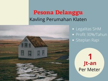 Tanah Klaten, Harga 1 Jt-an, Legalitas SHM