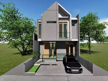 Rumah Baru Tengah Kota dekat Pusat Belanja