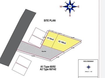 Rumah Baru Tengah Kota dekat Pusat Belanja