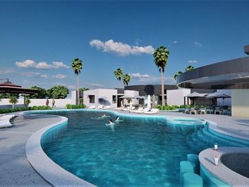 Casa en residencial privado con rooftop de 58 m2, sala de TV, casa club, spa, gi