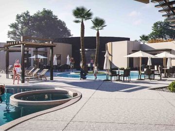 Casa en residencial privado con rooftop de 58 m2, sala de TV, casa club, spa, gi