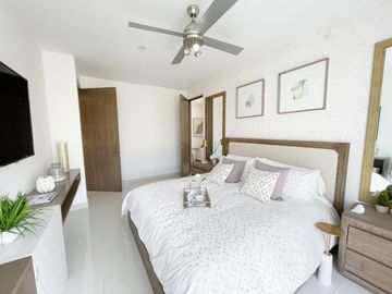 Casa en residencial privado con rooftop de 58 m2, sala de TV, casa club, spa, gi