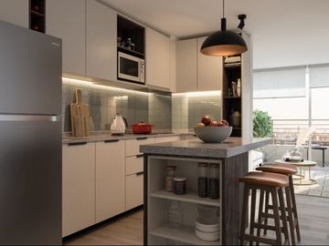 Venta Departamento 2 Dormitorios Santiago + Estacionamiento y Bodega