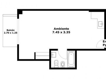 VENTA/ALQUILER TEMPORARIO - MONOAMBIENTE C/BALCÓN - AMENITIES - BARRIO NORTE