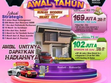 PERUMAHAN DI SIDOARJO TINGGAL 2 UNIT
