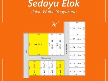 Pekarangan Matang Dijual, Area Bantul, Sertipikat SHM