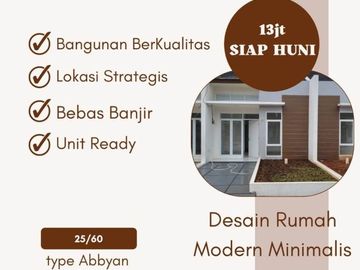 Rumah Bekasi dekat Jakarta Hanya 13 Juta Langsung Siap Huni