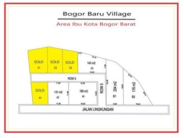 Tanah Kapling Bogor Dekat Sun Water Park; Terima SHM