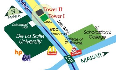 STUDIO UNIT IN TAFT, FRONTING LASALLE VERY AFFORDABLE, RFO
