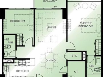 2 Bedroom for Sale at The Veranda East Tower