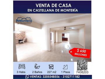 VENTA DE CASA EN LA CASTELLANA DE MONTERA