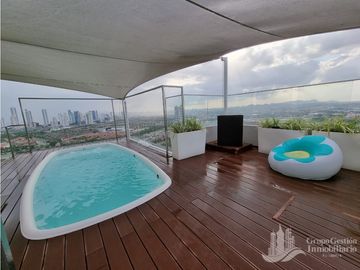 PENTHOUSE EN SANTA MARIA INTELIGENTE CON PISCINA 5/R  ASCENSOR  700MTS