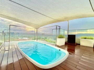 PENTHOUSE EN SANTA MARIA INTELIGENTE CON PISCINA 5/R  ASCENSOR  700MTS