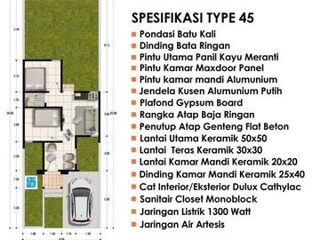 Rumah Murah Luas dekat Kampus UNISMA
