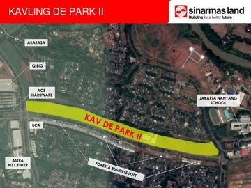 Kavling Komersial De Park 2 Siap Bangun Bebas Banjir at BSD City