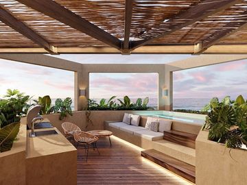 PENTHOUSE FRENTE AL MAR EN VENTA EN SAN CRISANTO, MOD COLMENA