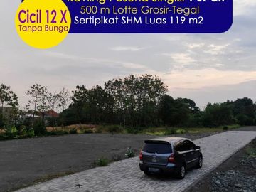 Dekat Lotte Grosir Tegal, Kavling Perumahan: 1 Jt-an