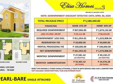 PEARL MODEL UNIT/ SINGLE ATTACHED AT MOLINO BACOOR