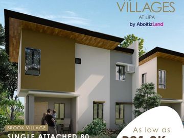 HOUSE AND LOT FOR SALE AT THE VILLAGES AT LIPA CITY, BATANGAS