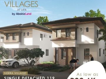 HOUSE AND LOT FOR SALE AT THE VILLAGES AT LIPA CITY, BATANGAS