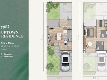 Waterfront Lippo Cikarang Uptown Estate Rumah Cluster Baru