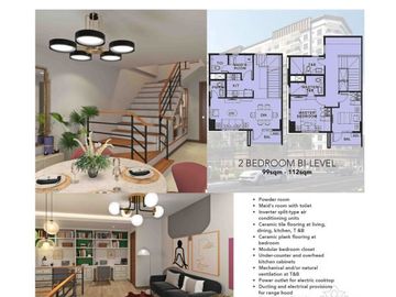Megaworld Bacolod condo UPPER EAST 2 bedrooms with balcony