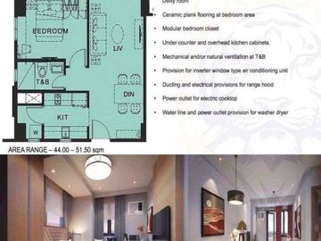 Megaworld Bacolod condo UPPER EAST 2 bedrooms with balcony