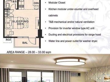 Megaworld Bacolod condo UPPER EAST 2 bedrooms with balcony