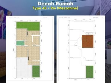 Rumah type 45 hanya 400jutaan dekat stasiun Depok