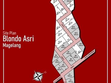 Tanah Magelang, Dekat RSUD Merah Putih, Harga 100 Jt-an