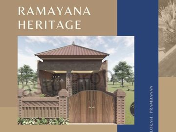 RUMAH ETNIC DI PRAMBANAN AKSES HANYA 1 MENIT KE JALAN PROVINSI JOGJA SOLO