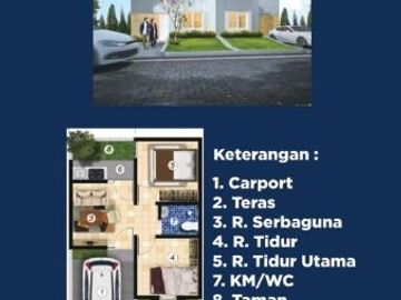 rumah murah desgin kekinian area pakis