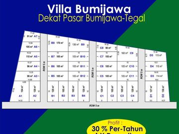 6 Menit Pasar Bumijawa, Tanah Kavling Tegal, Lahan Matang
