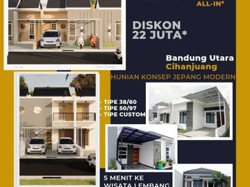 SISA 3 UNIT Rumah Bergaya Jepang Di Cihanjuang