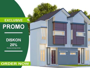 Jual Rumah Malang Tipe 31/63 Desain Exclusive, Promo Kemerdekaan Diskon 20%