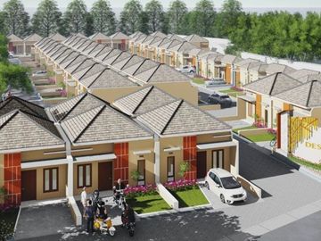 RUMAH TERMURAH DESAIN CANTIK LOKASI DEKAT HEHA SKY VIEW