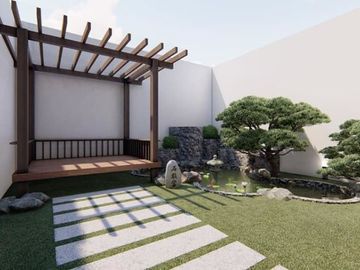 Rumah baru konsep jepang minimalis di cigadung dekat dago