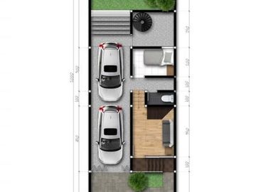 Rumah baru konsep jepang minimalis di cigadung dekat dago