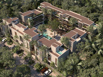 Departamento Boho Chic  en La Veleta Tulum en venta