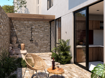 Departamento Boho Chic  en La Veleta Tulum en venta