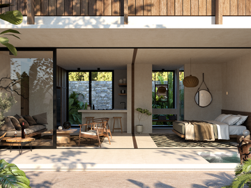 Departamento Boho Chic  en La Veleta Tulum en venta