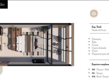 Departamento Boho Chic  en La Veleta Tulum en venta