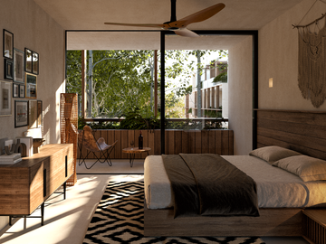 Departamento Boho Chic  en La Veleta Tulum en venta