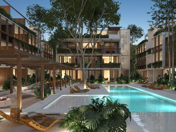 Departamento Boho Chic  en La Veleta Tulum en venta