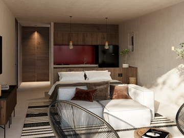Departamento Boho Chic  en La Veleta Tulum en venta