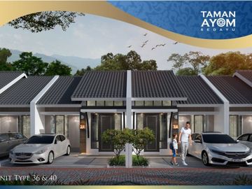 RUMAH MURAH DESIGN MINIMALIS DI SEDAYU BANTUL 5 MENIT KE KAMPUS MERCU BUANA
