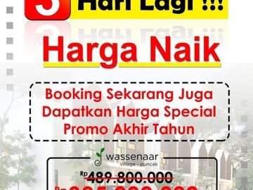 Hunian asri ala villa sejuk bebas 3 Hari lagi Harga naik Di Cianjur