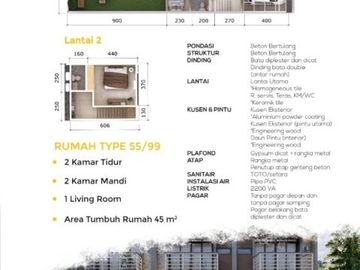 Rumah Premium 2 Lt Murah Hanya 3 Unit Panyileukan Bandung