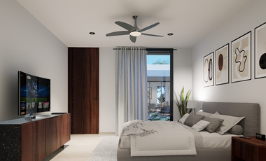 Residencia en Venta de una planta ubicada en Privada Residelcial en Chablekal Yu