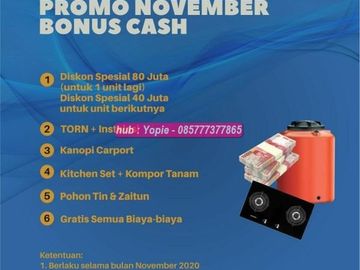 Dijual rumah murah dua lantai